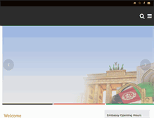 Tablet Screenshot of botschaft-afghanistan.de